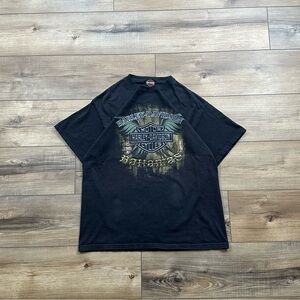 Vintage 2000s Y2K Harley Davidson Bahamas Biker Graphic Tee